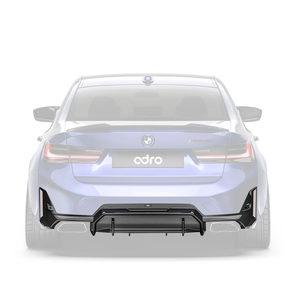 Adro BMW M340i G20 G21 LCI Carbon Fibre Rear Diffuser by Adro (2022+)  Rear Diffusers  AUTOID®  