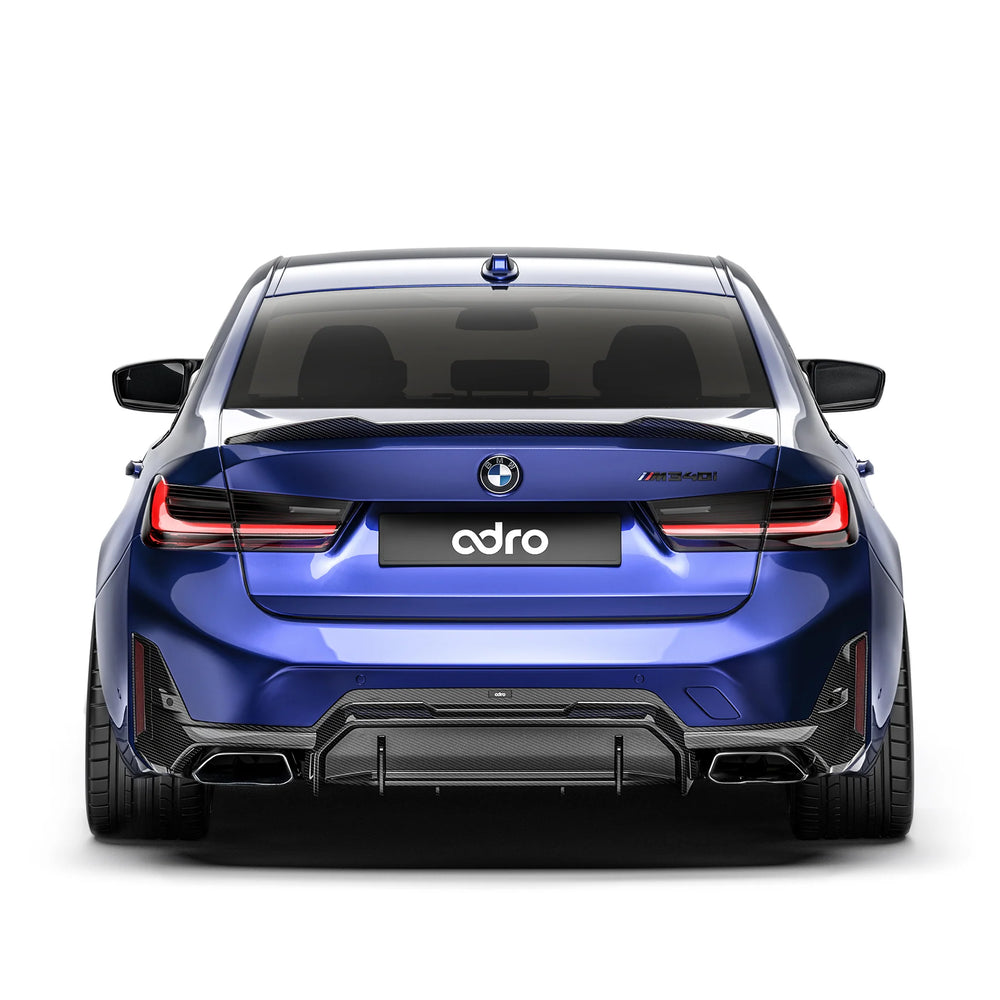Adro BMW M340i G20 G21 LCI Carbon Fibre Rear Diffuser by Adro (2022+)  Rear Diffusers  AUTOID®  