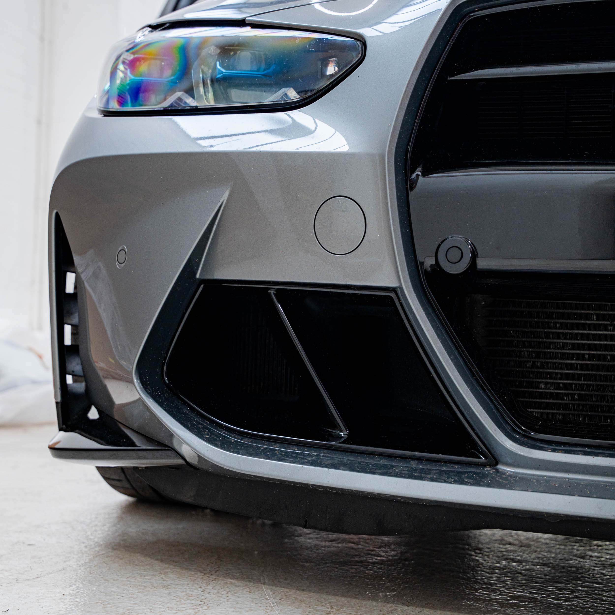 BMW G80 G81 M3 & G82 G83 M4 Gloss Black Performance Style Front Ducts by FORM (2021+)