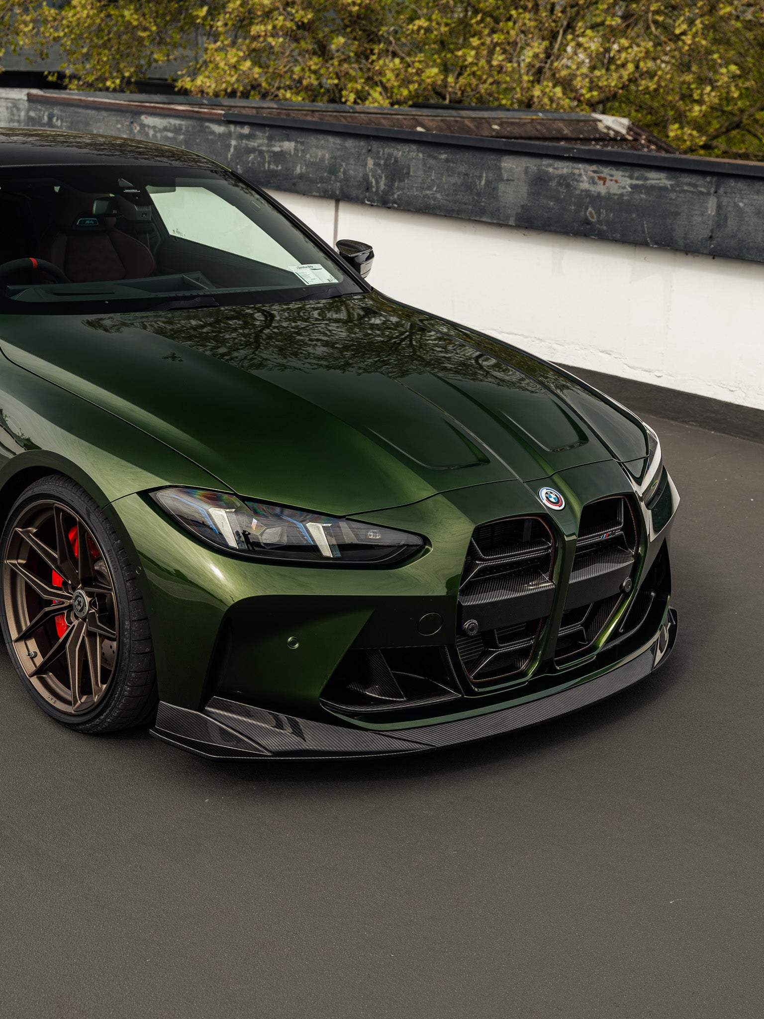 TREVORA BMW M3 G80 G81 & BMW M4 G82 G83 Pre-Preg Carbon Fibre PR-1 Front Splitter by TREVORA (2021+)  Front Lips & Splitters  AUTOID®  