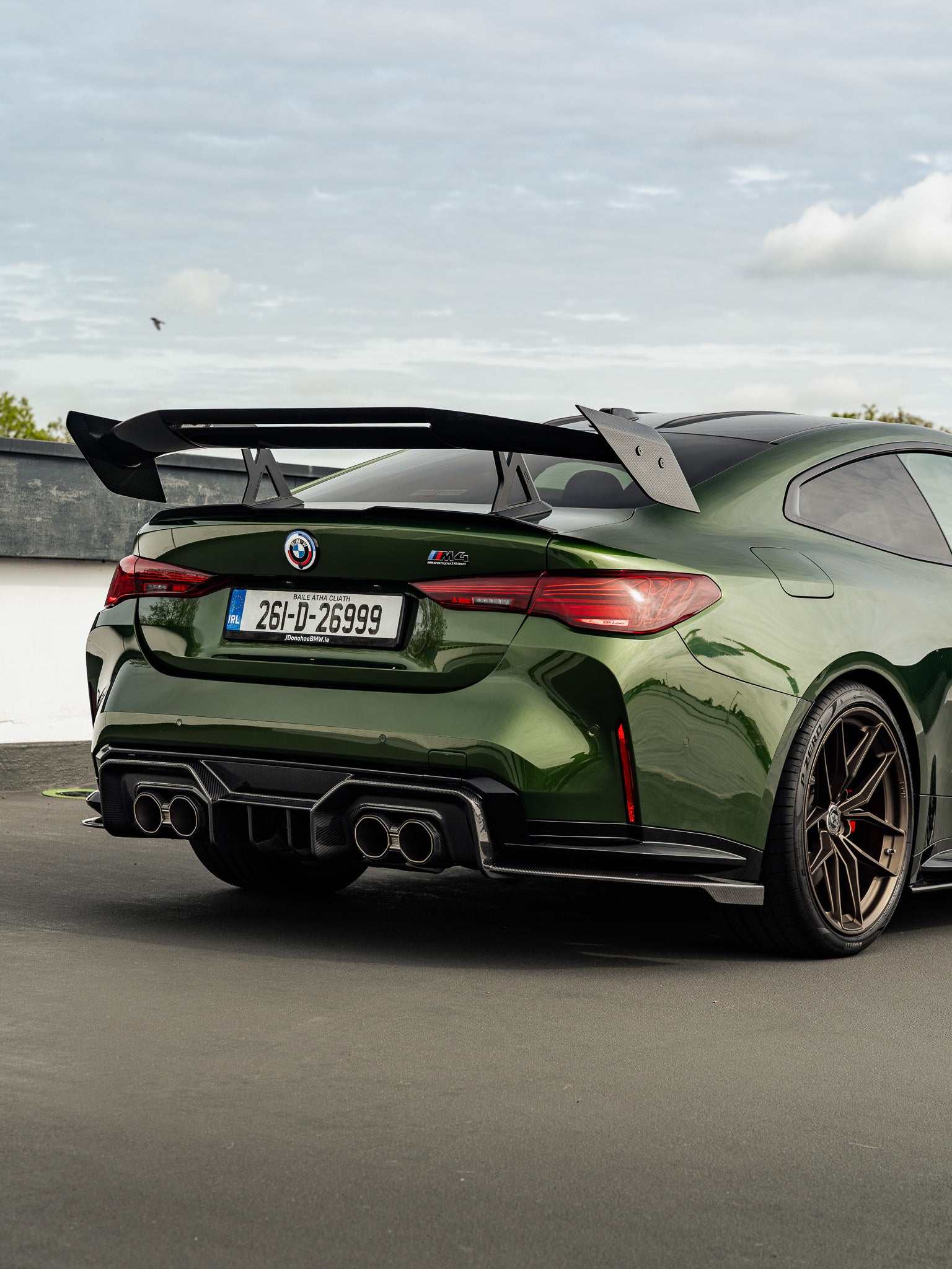 Adro BMW M3 G80 & M4 G82 Dry Carbon Fibre AT-R3 Rear Wing by Adro (2021+)  Rear Wings  AUTOID®  