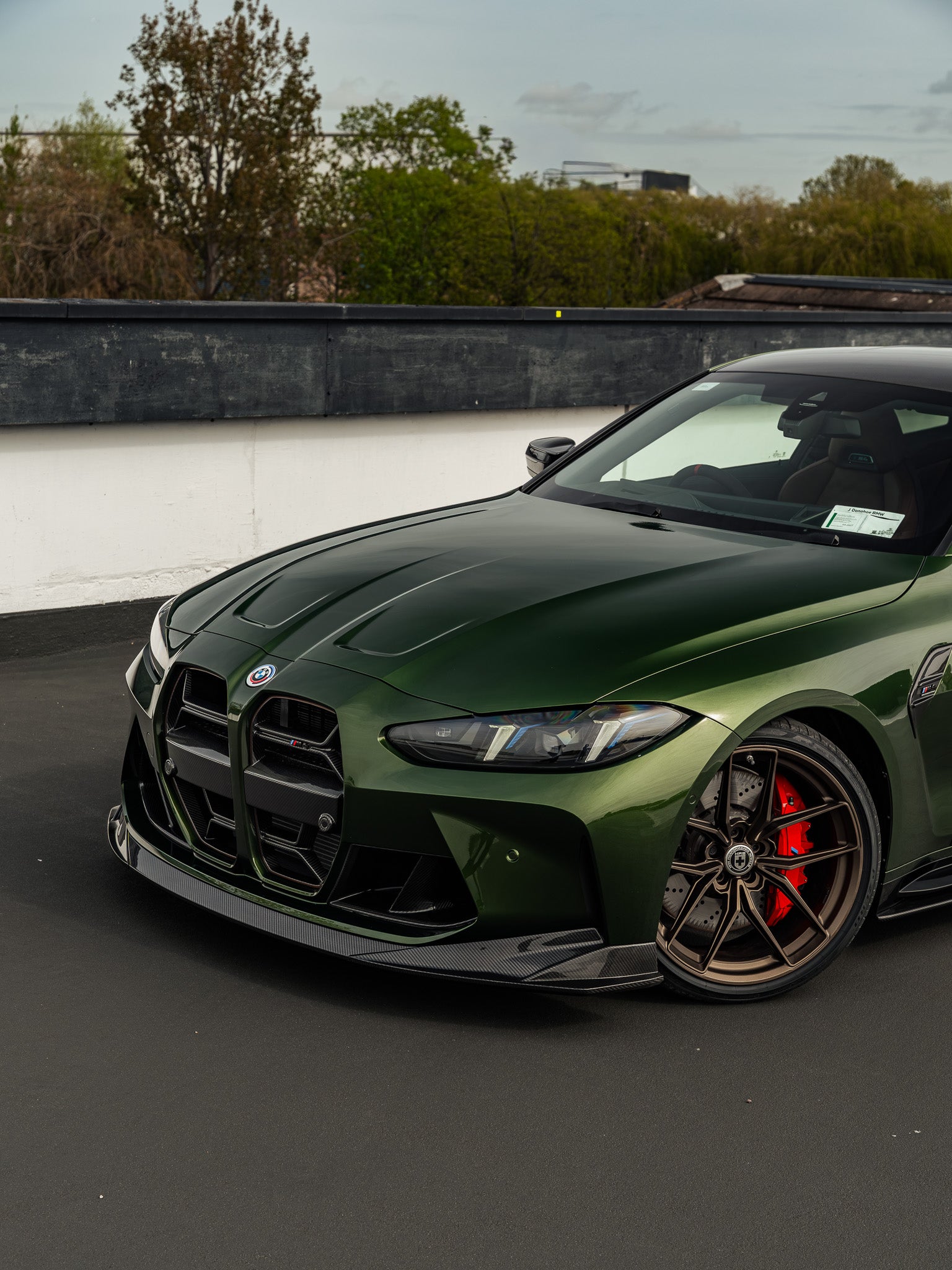 TREVORA BMW M3 G80 G81 & BMW M4 G82 G83 Pre-Preg Carbon Fibre PR-1 Front Splitter by TREVORA (2021+)  Front Lips & Splitters  AUTOID®  