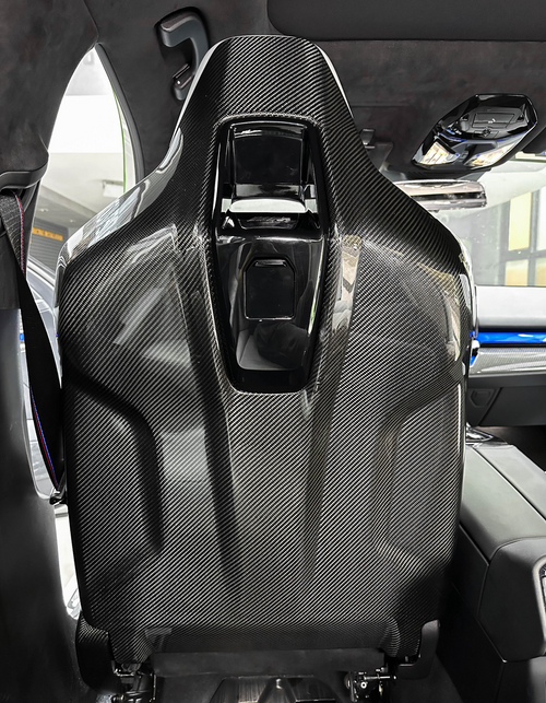 BMW M5 G90 & G99 Pre-Preg Carbon Fibre Full Seat Back Covers by FORM (2024+)