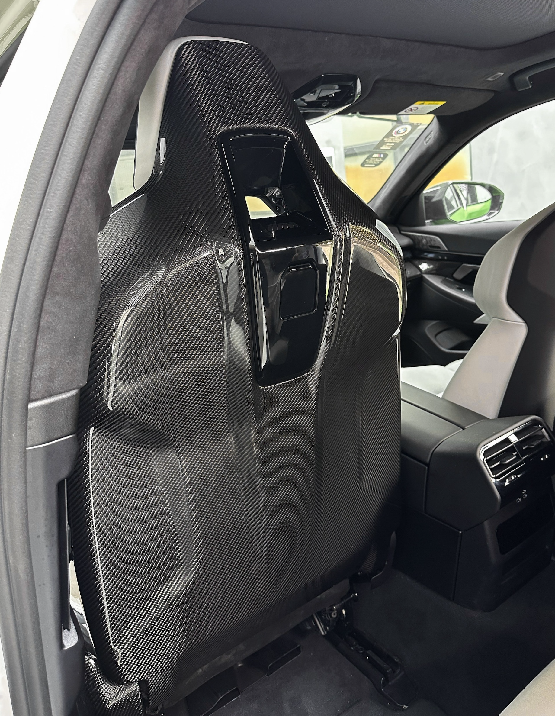 BMW M5 G90 & G99 Pre-Preg Carbon Fibre Full Seat Back Covers by FORM (2024+)
