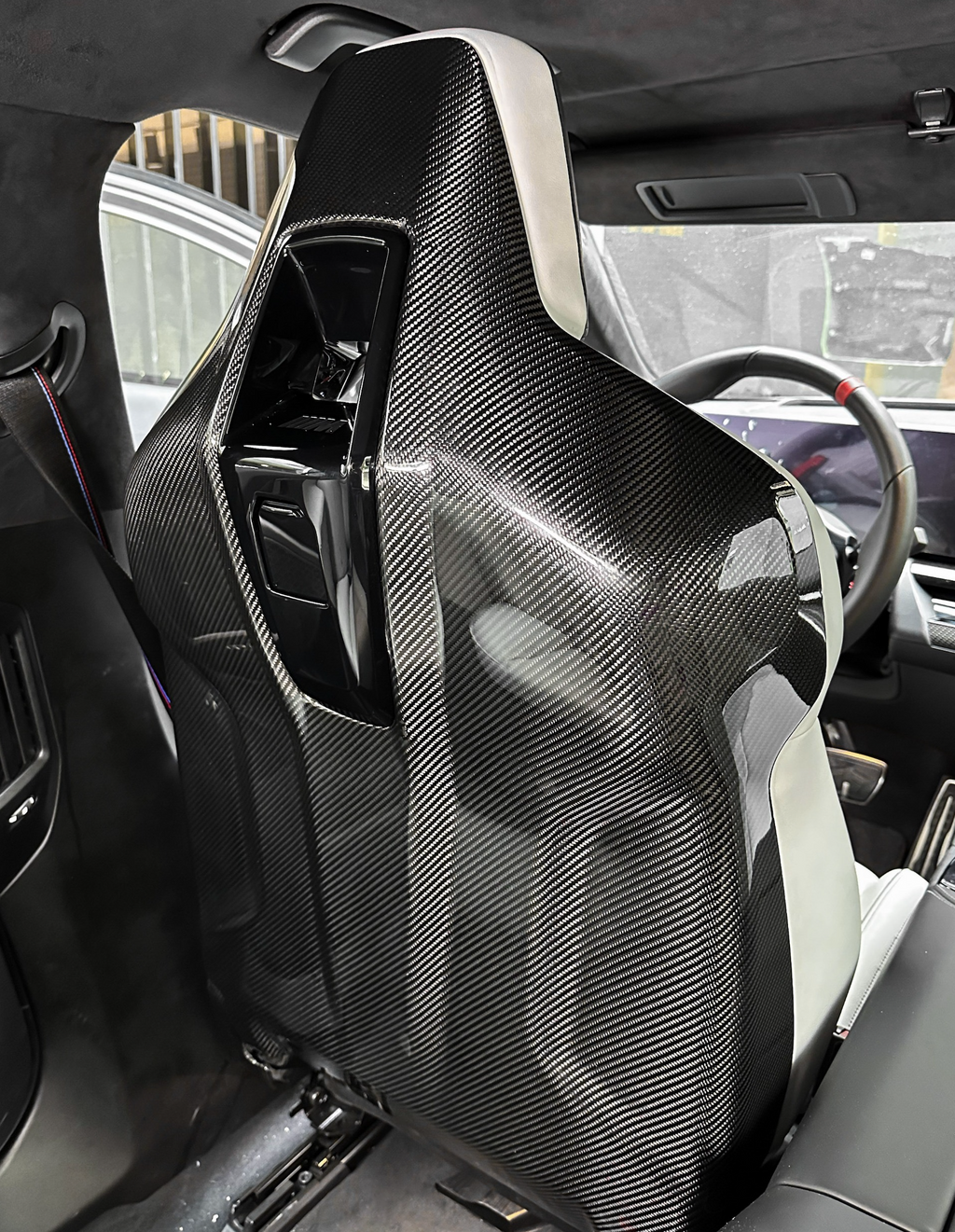 BMW M5 G90 & G99 Pre-Preg Carbon Fibre Full Seat Back Covers by FORM (2024+)