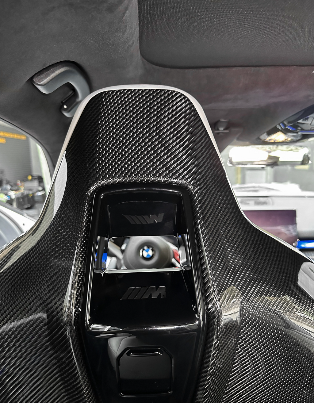 BMW M5 G90 & G99 Pre-Preg Carbon Fibre Full Seat Back Covers by FORM (2024+)