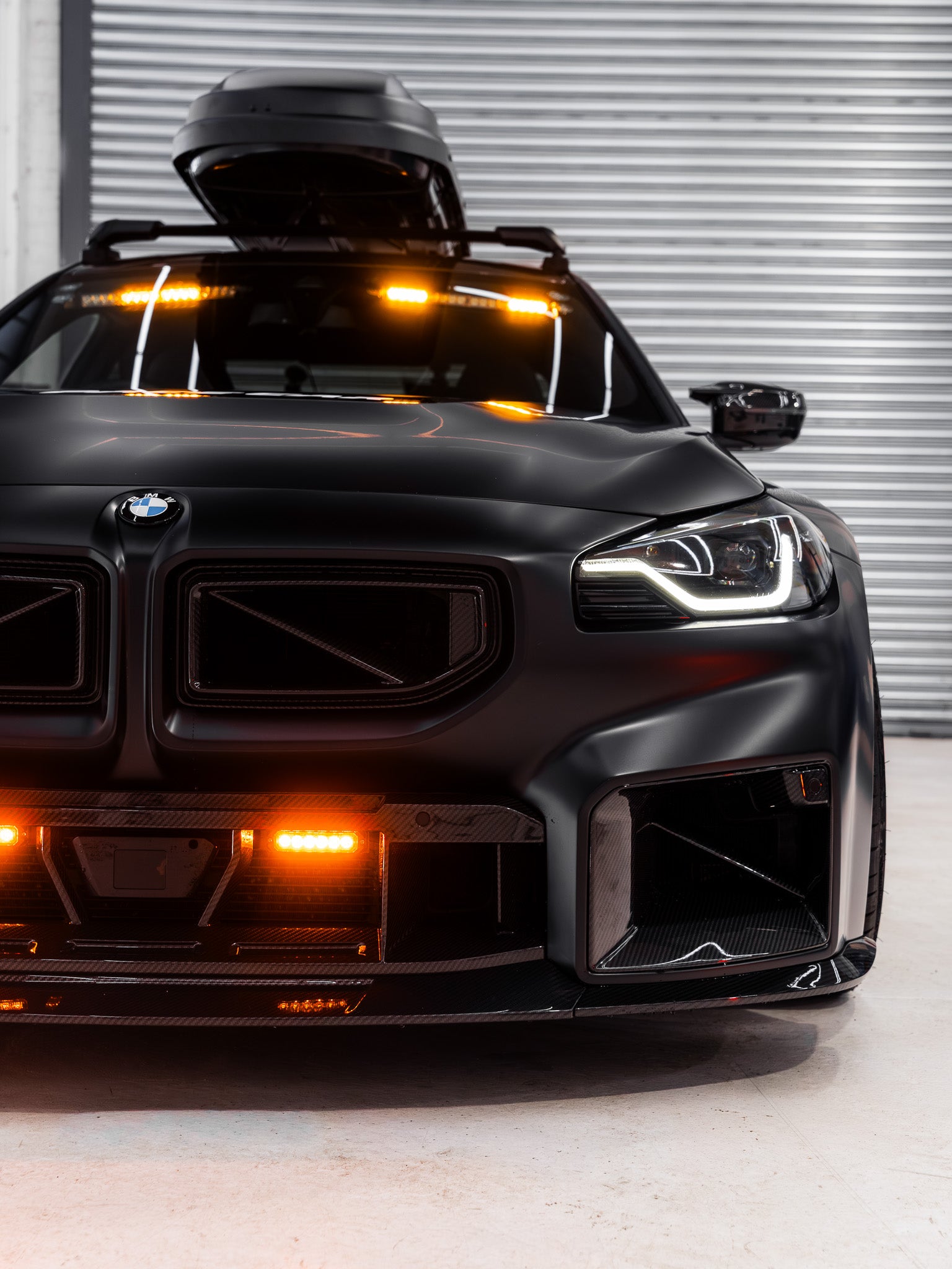 SQ BMW M2 G87 Pre-Preg Performance Carbon Fibre Front Grilles by SQ (2023+)  Front Grille  AUTOID®  