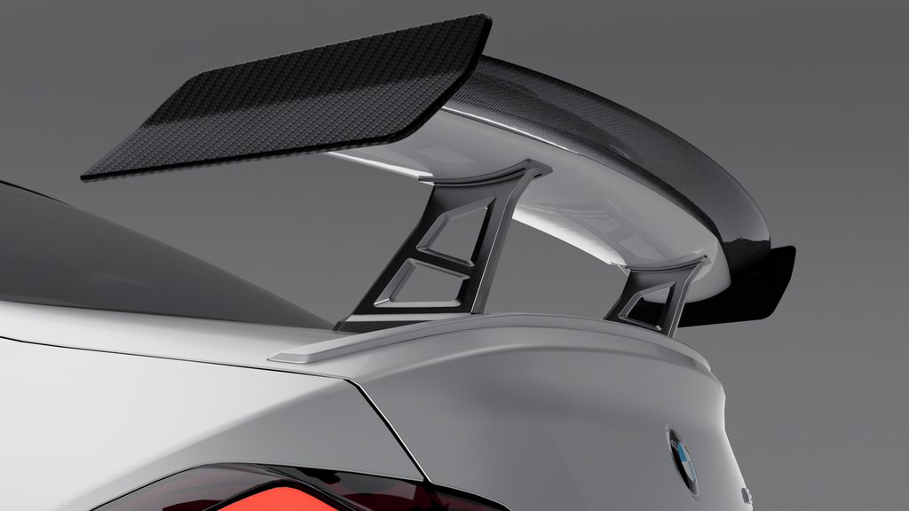 Alerón trasero de fibra de carbono Track para BMW M2 G87 TR87 por TREVORA (2022+)