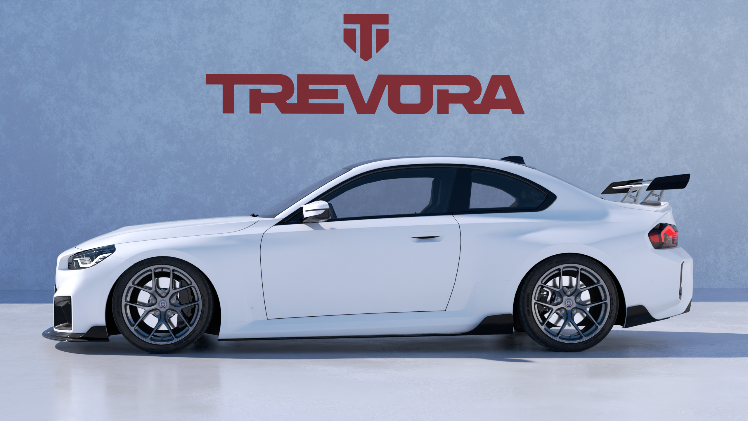 BMW G87 M2 TR87 Track Pack Front Splitter & Rear Wing by TREVORA (2023+)