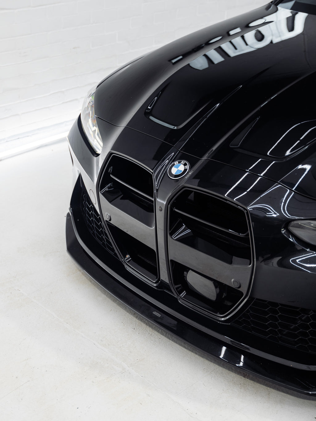 Zaero Design BMW M3 G80 G81 & M4 G82 G83 EVO-S Gloss Black Front Kidney Grilles by ZAERO (2021+)  Front Grille  AUTOID®  