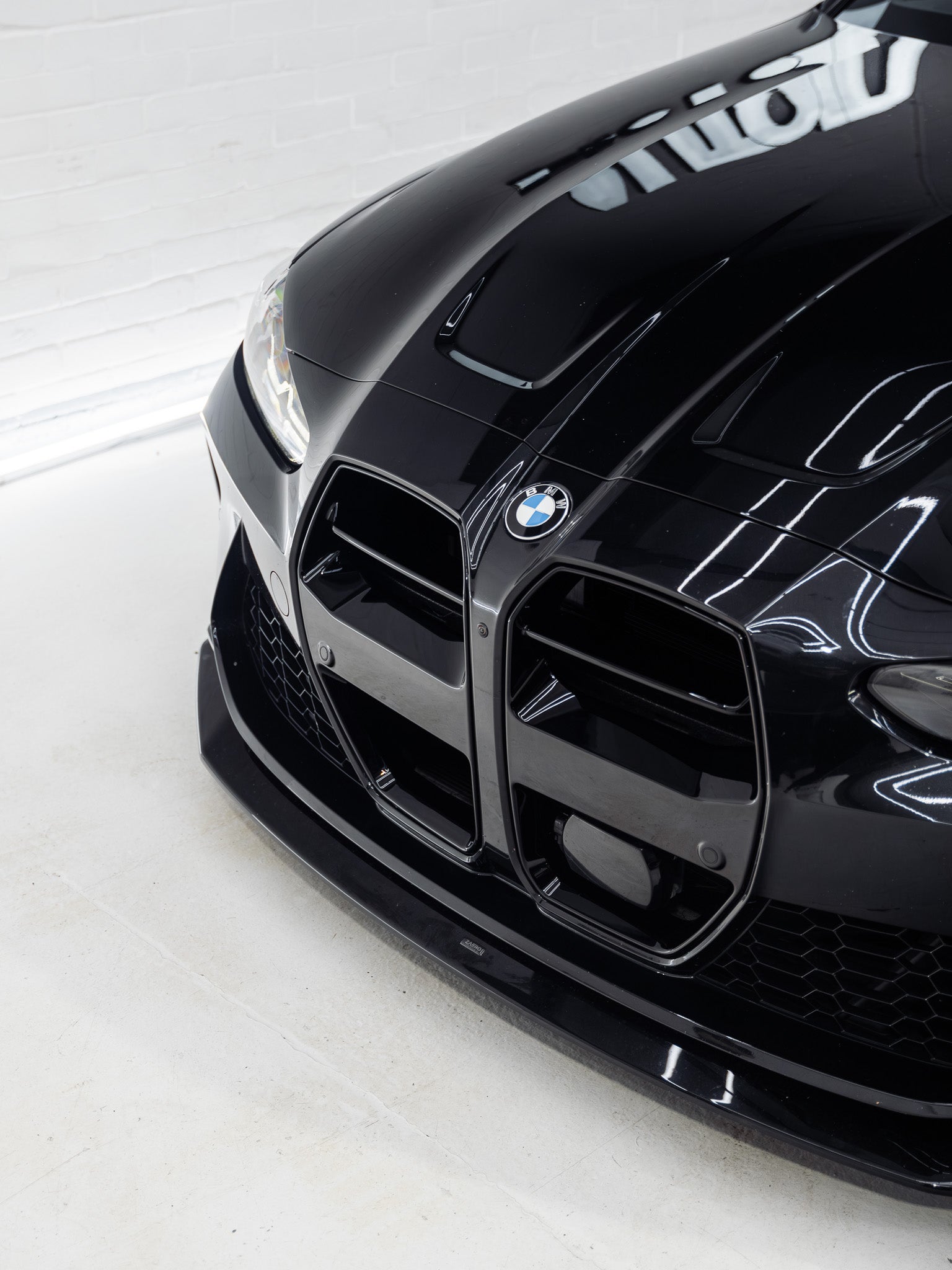 Zaero Design BMW M3 G80 G81 & M4 G82 G83 EVO-S Gloss Black Front Kidney Grilles by ZAERO (2021+)  Front Grille  AUTOID®  