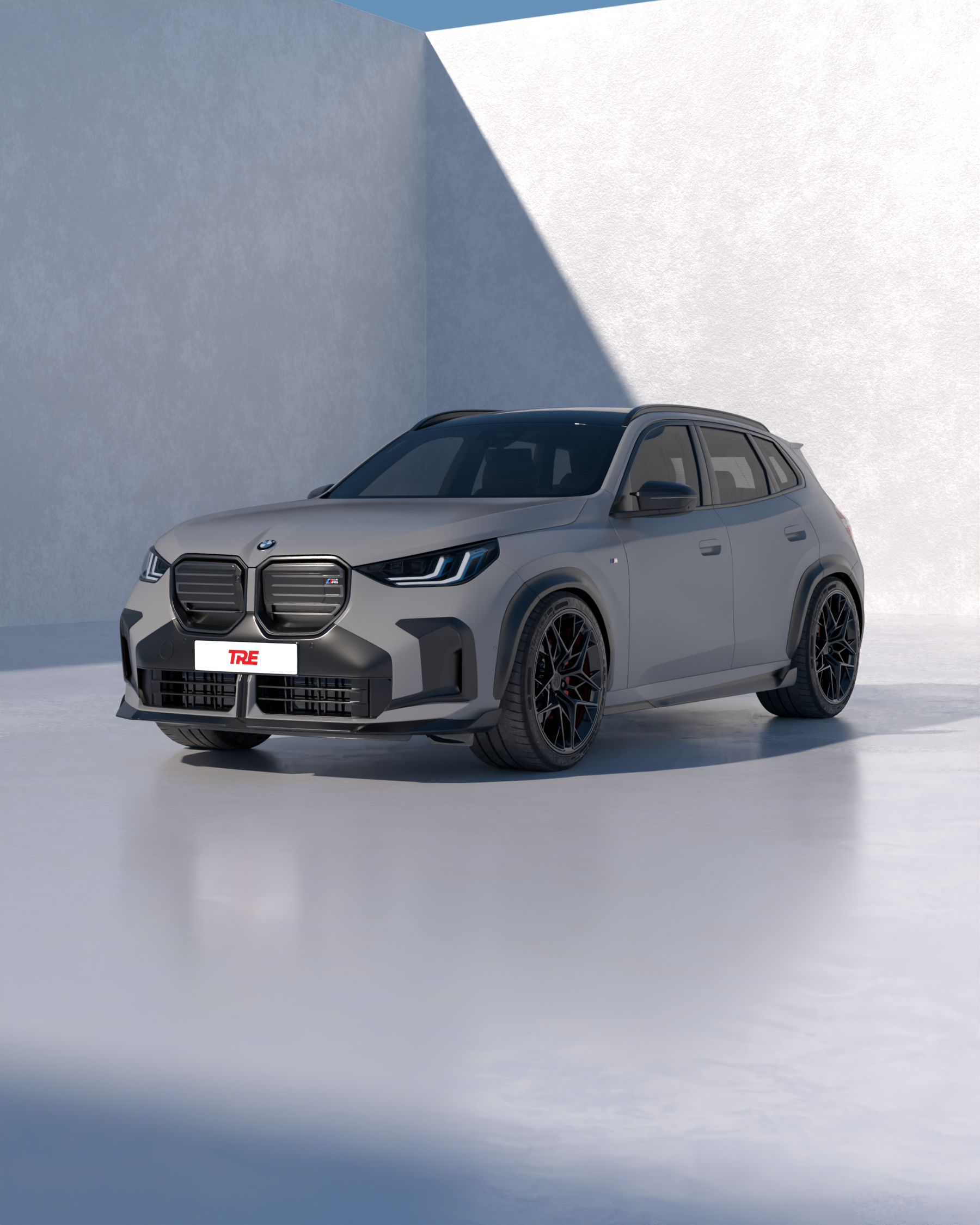 BMW X3 M50 G45 & M Sport Pre-preg Carbon Fibre PR-1 Front Splitter by TREVORA (2025+)
