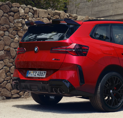 BMW M Performance BMW G45 M50 M Performance Genuine Black High Gloss Model Rear Badge  Model Badges  AUTOID®  