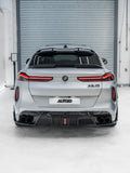 SQ BMW X6M F96 Pre-Preg Carbon Fibre Brake Light Rear Diffuser by SQ (2020+)  Rear Diffusers  AUTOID®  