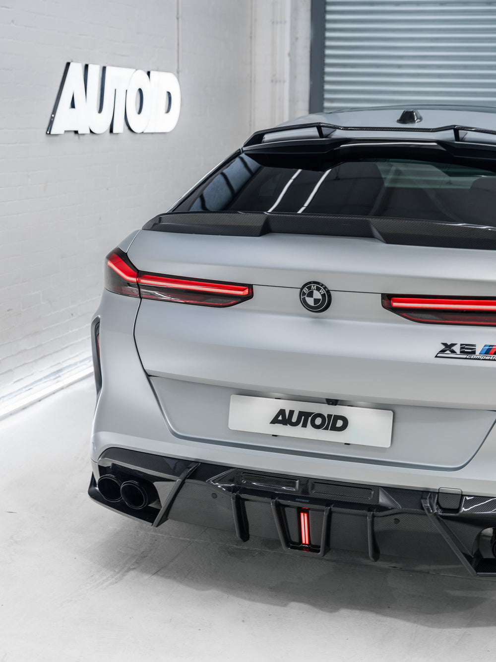 SQ BMW X6M F96 Pre-Preg Carbon Fibre Brake Light Rear Diffuser by SQ (2020+)  Rear Diffusers  AUTOID®  