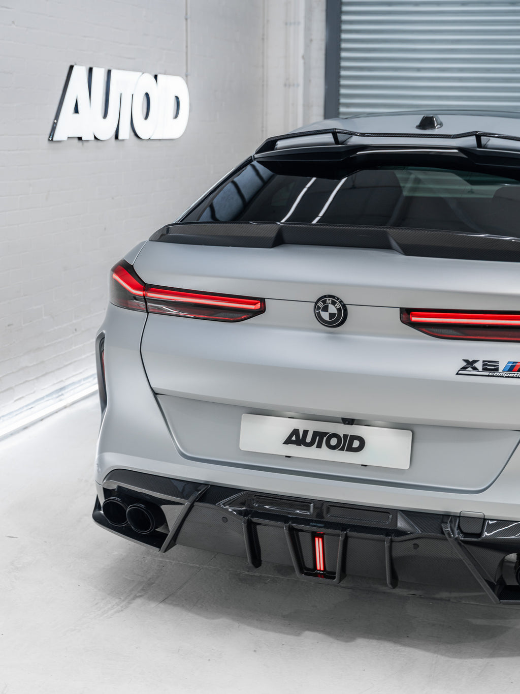 SQ BMW X6M F96 Pre-Preg Carbon Fibre Brake Light Rear Diffuser by SQ (2020+)  Rear Diffusers  AUTOID®  