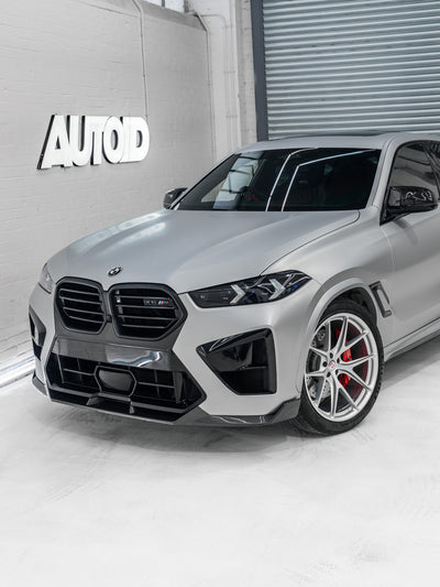 FORM Industries BMW X6M F96 LCI Pre-Preg Carbon Fibre Front Splitter by FORM (2023+)  Front Lips & Splitters  AUTOID®  