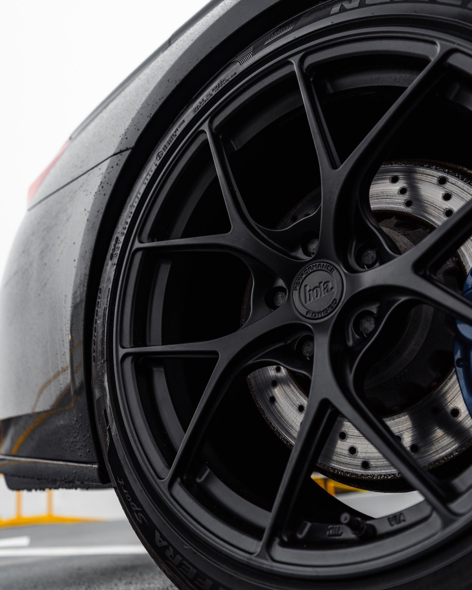 Bola FP2 Forged 19" Satin Black Wheels for BMW M2 F87, M3 F80, M4 F82 - AUTOID® - Forged Wheels - Bola