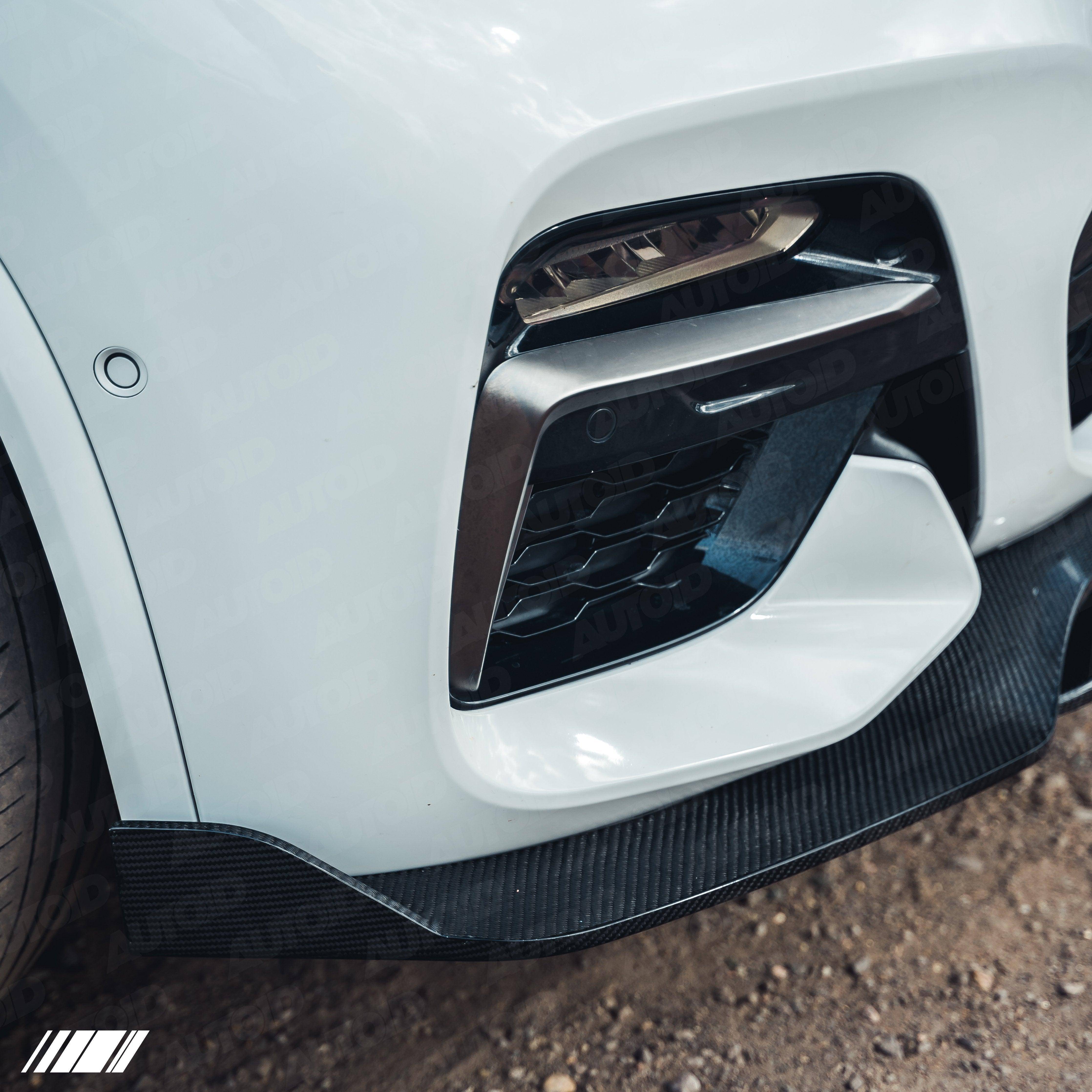 Carbon Fibre Competition Front Splitter for BMW X3 & X4 Pre-LCI (2017-2021, G01 G02), Front Lips & Splitters, Essentials - AUTOID | Premium Automotive Accessories