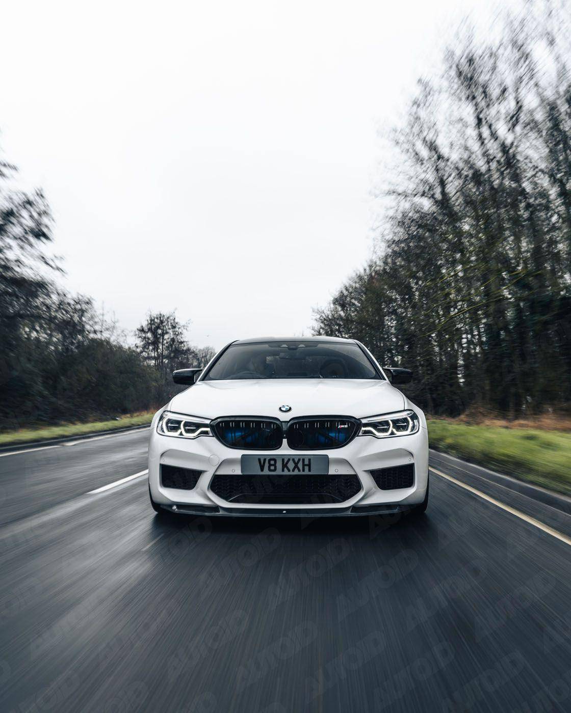 Carbon Fibre Competition Front Splitter for BMW M5 (2017 - 2020, F90) - AUTOID - Front Lips & Splitters - Essentials