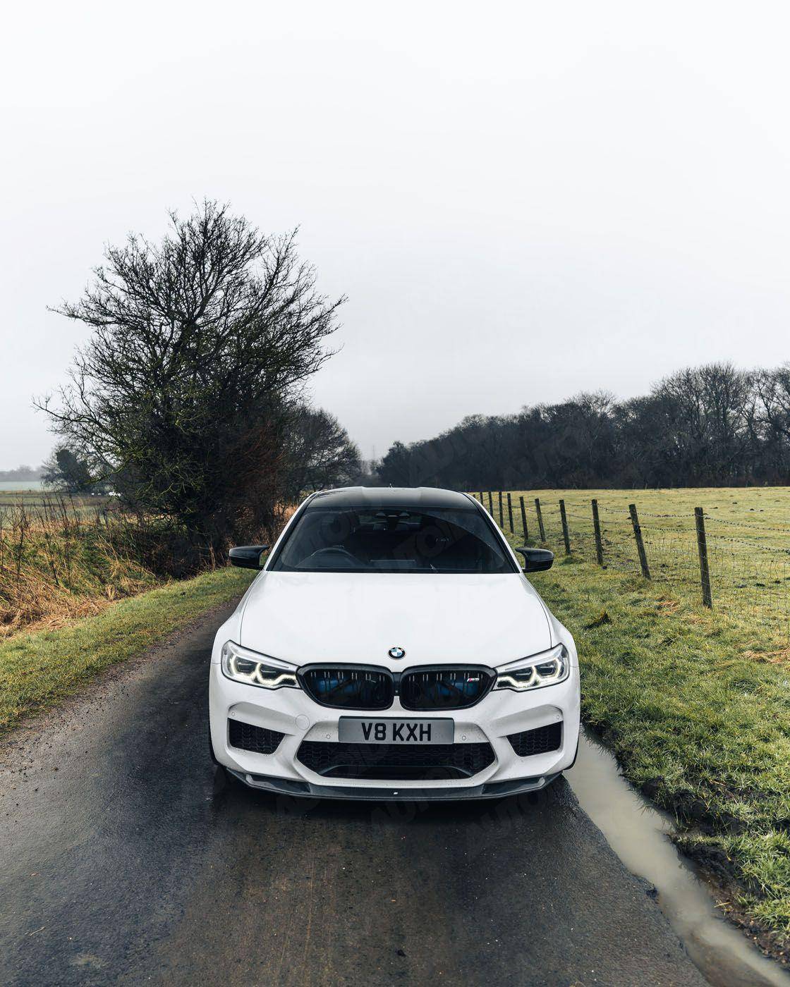 Carbon Fibre Competition Front Splitter for BMW M5 (2017 - 2020, F90) - AUTOID - Front Lips & Splitters - Essentials