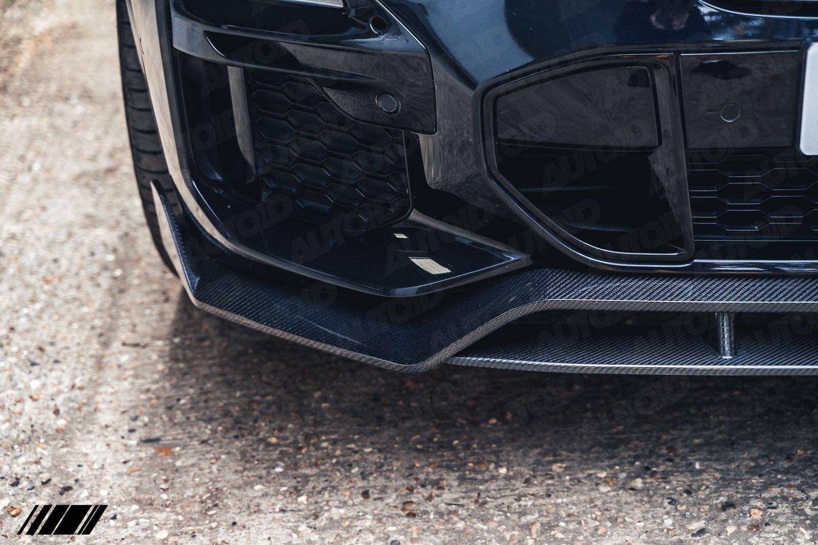 Carbon Fibre Competition Front Splitter for BMW X5 (2018+, G05) - AUTOID - Front Lips & Splitters - Essentials