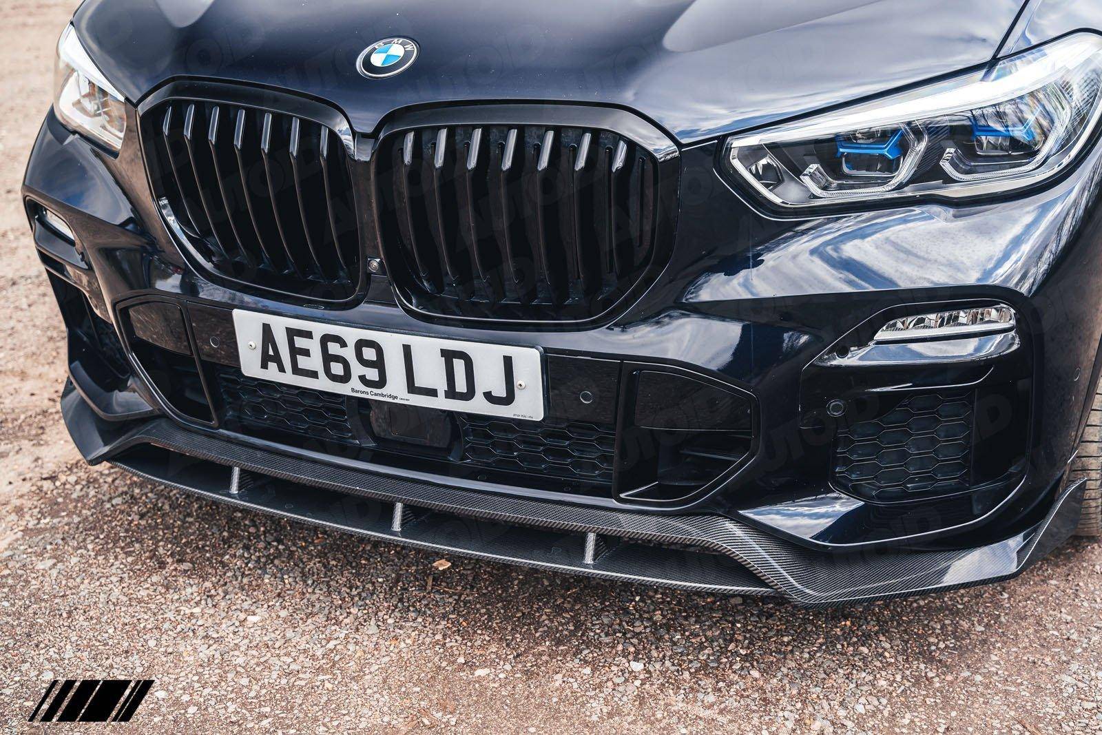 Carbon Fibre Competition Front Splitter for BMW X5 (2018+, G05) - AUTOID - Front Lips & Splitters - Essentials