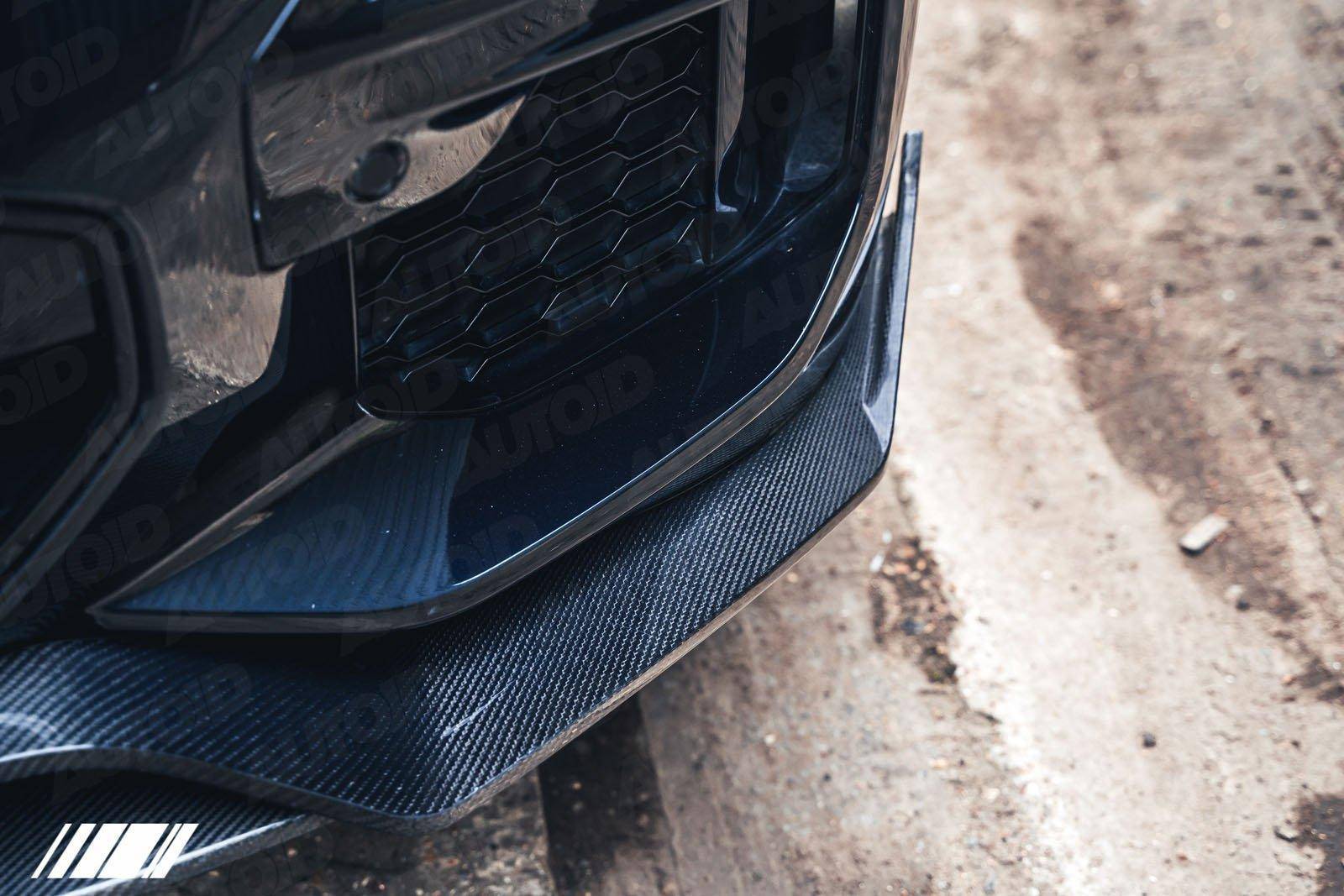 Carbon Fibre Competition Front Splitter for BMW X5 by FORM (2018+, G05) - AUTOID® - Front Lips & Splitters - FORM Industries