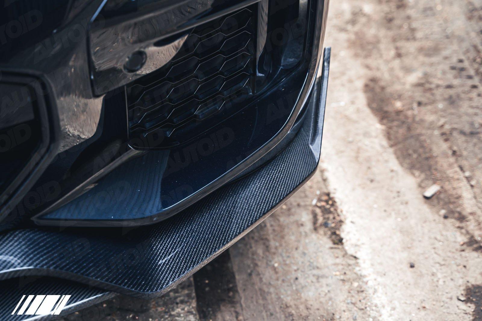 Carbon Fibre Competition Front Splitter for BMW X5 by FORM (2018+, G05) - AUTOID® - Front Lips & Splitters - FORM Industries