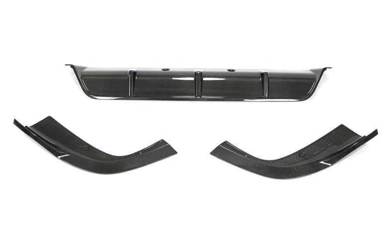 Carbon Fibre Competition Rear Diffuser Set for BMW X5 by FORM (2018+, G05) - AUTOID® - Rear Diffusers - FORM Industries