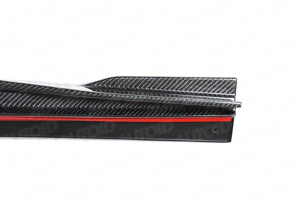 Carbon Fibre Competition Side Skirts for BMW 3 Series & M340i by FORM (2019+, G20 G21) - AUTOID® - Side Skirts & Winglets - FORM Industries