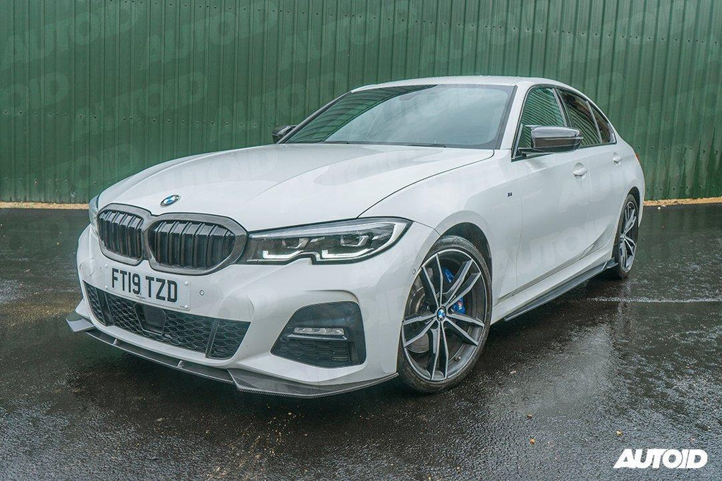 Carbon Fibre Competition Side Skirts for BMW 3 Series & M340i by FORM (2019+, G20 G21) - AUTOID® - Side Skirts & Winglets - FORM Industries