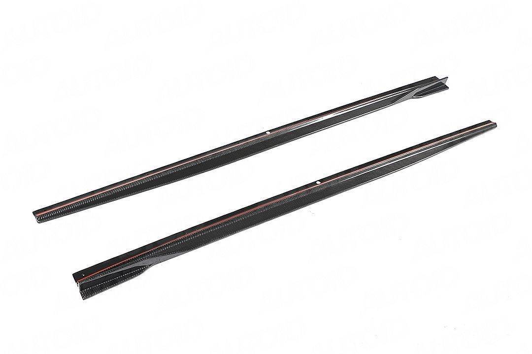 Carbon Fibre Competition Side Skirts for BMW 3 Series & M340i by FORM (2019+, G20 G21) - AUTOID® - Side Skirts & Winglets - FORM Industries