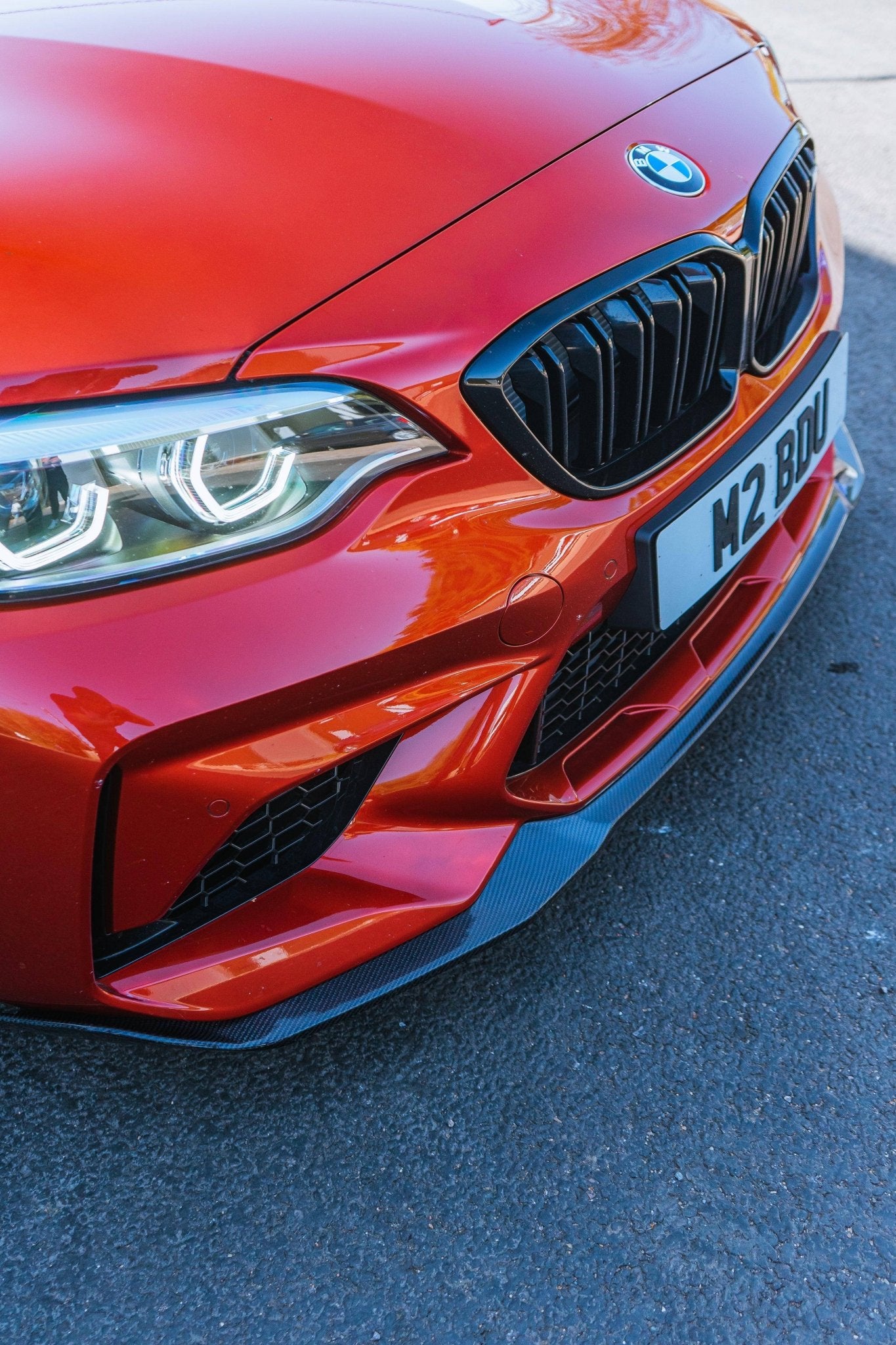 Carbon Fibre CS Front Splitter for BMW M2 Competition (2018 - 2021, F87) - AUTOID - Front Lips & Splitters - Essentials