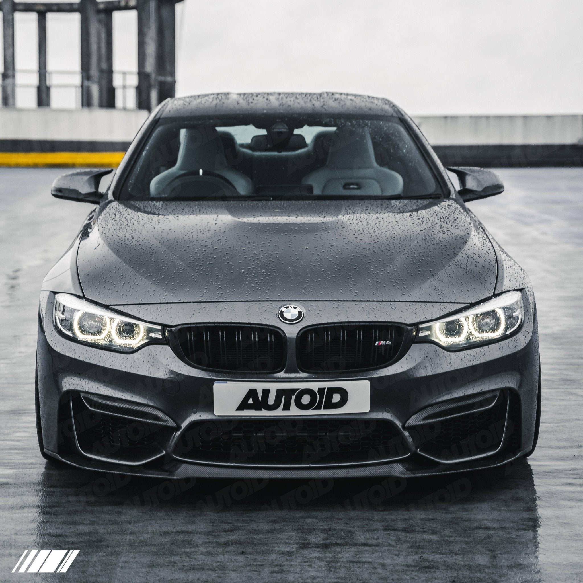 Carbon Fibre CS Front Splitter for BMW M3 & M4 (2014 - 2020, F80 F82) - AUTOID - Front Lips & Splitters - Essentials