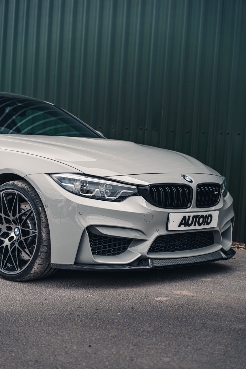 Carbon Fibre CS Front Splitter for BMW M3 & M4 (2014 - 2020, F80 F82) - AUTOID - Front Lips & Splitters - Essentials