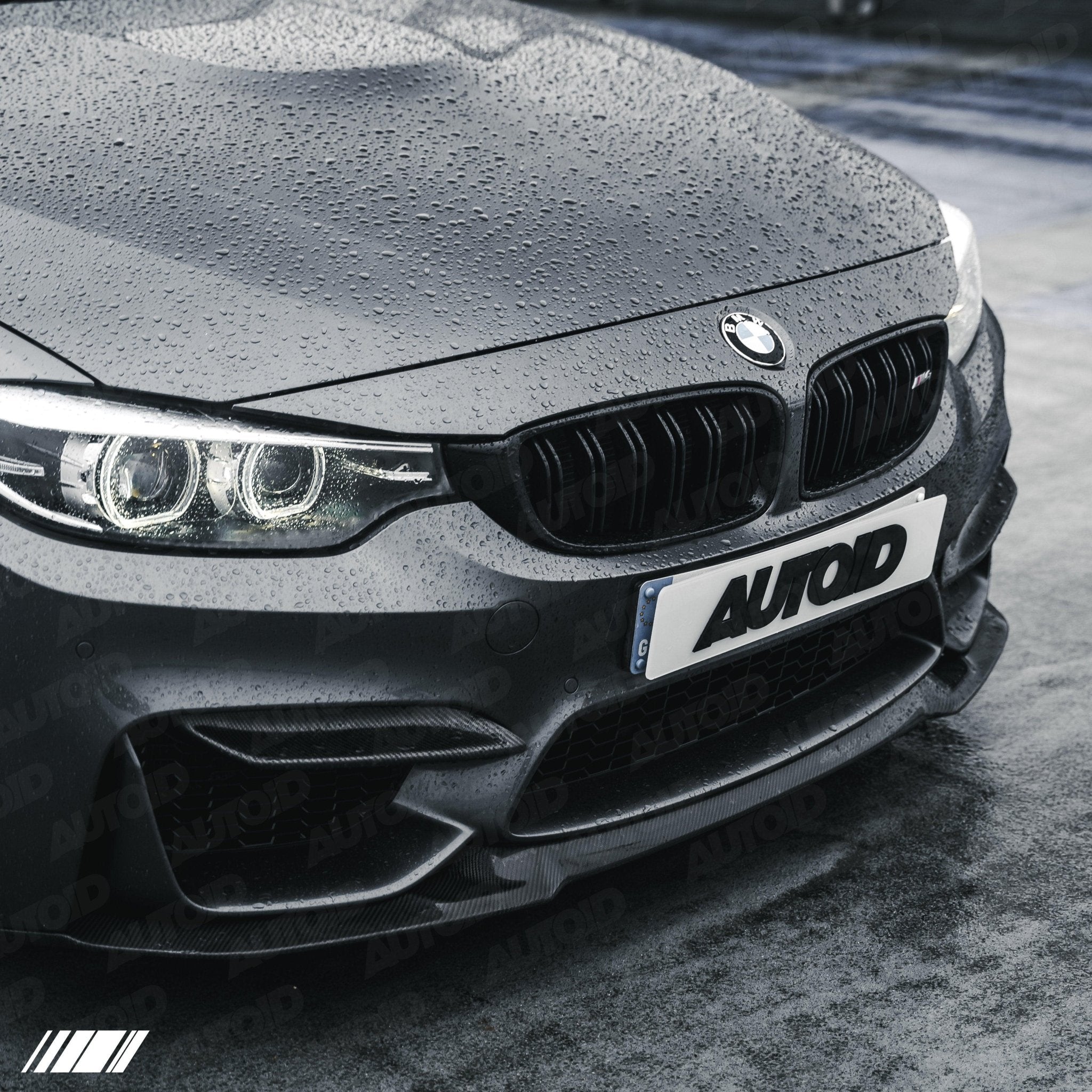 Carbon Fibre CS Front Splitter for BMW M3 & M4 (2014 - 2020, F80 F82) - AUTOID - Front Lips & Splitters - Essentials