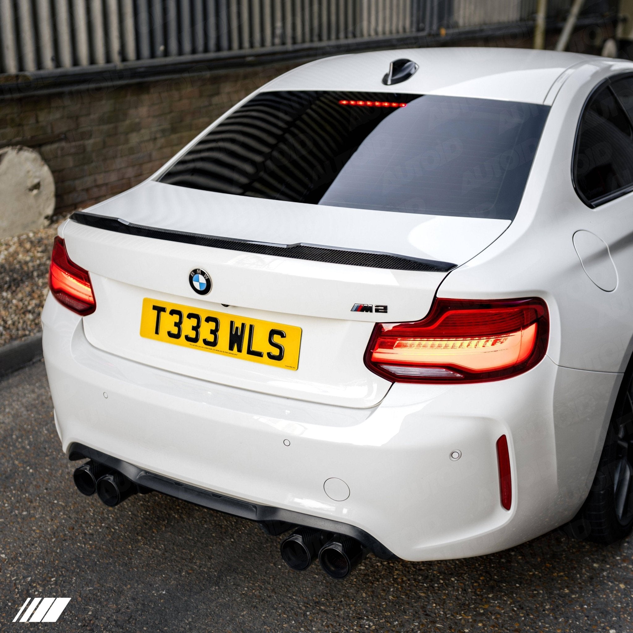 Carbon Fibre CS Rear Spoiler for BMW 2 Series & M2 (2014 - 2021, F22 F87) - AUTOID - Rear Spoilers - Essentials