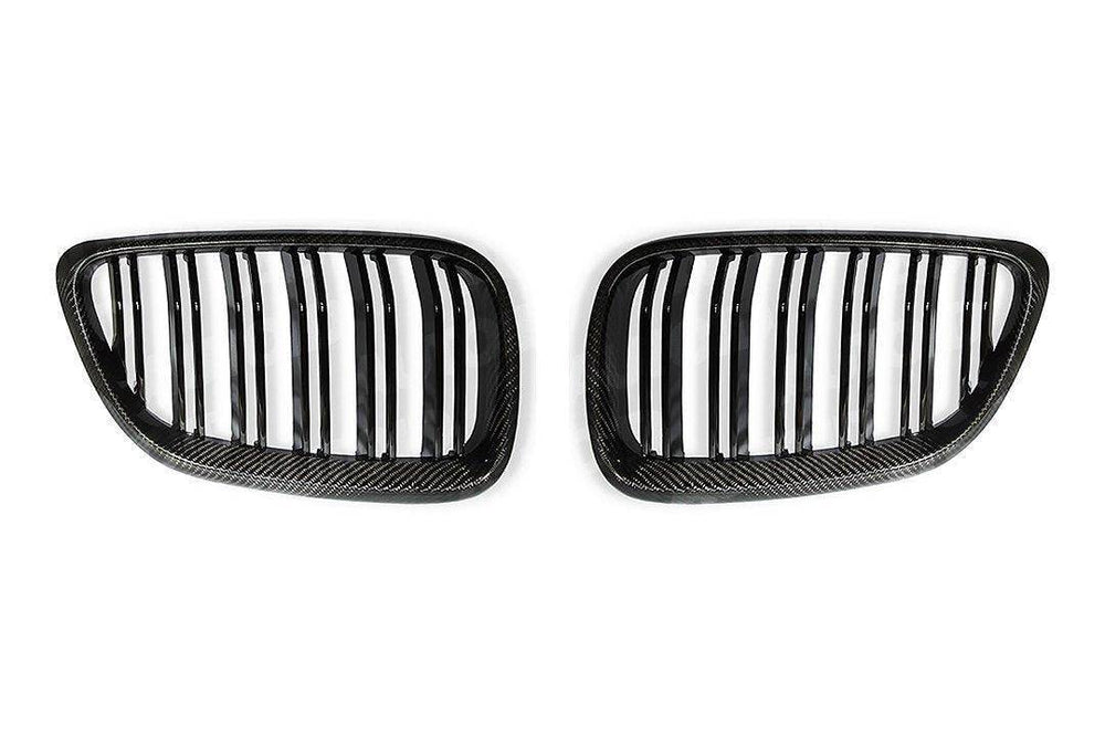Carbon Fibre Double Slat Kidney Grilles for BMW 2 Series & M2 (2014 - 2020, F22 F87) - AUTOID - Front Grille - Essentials