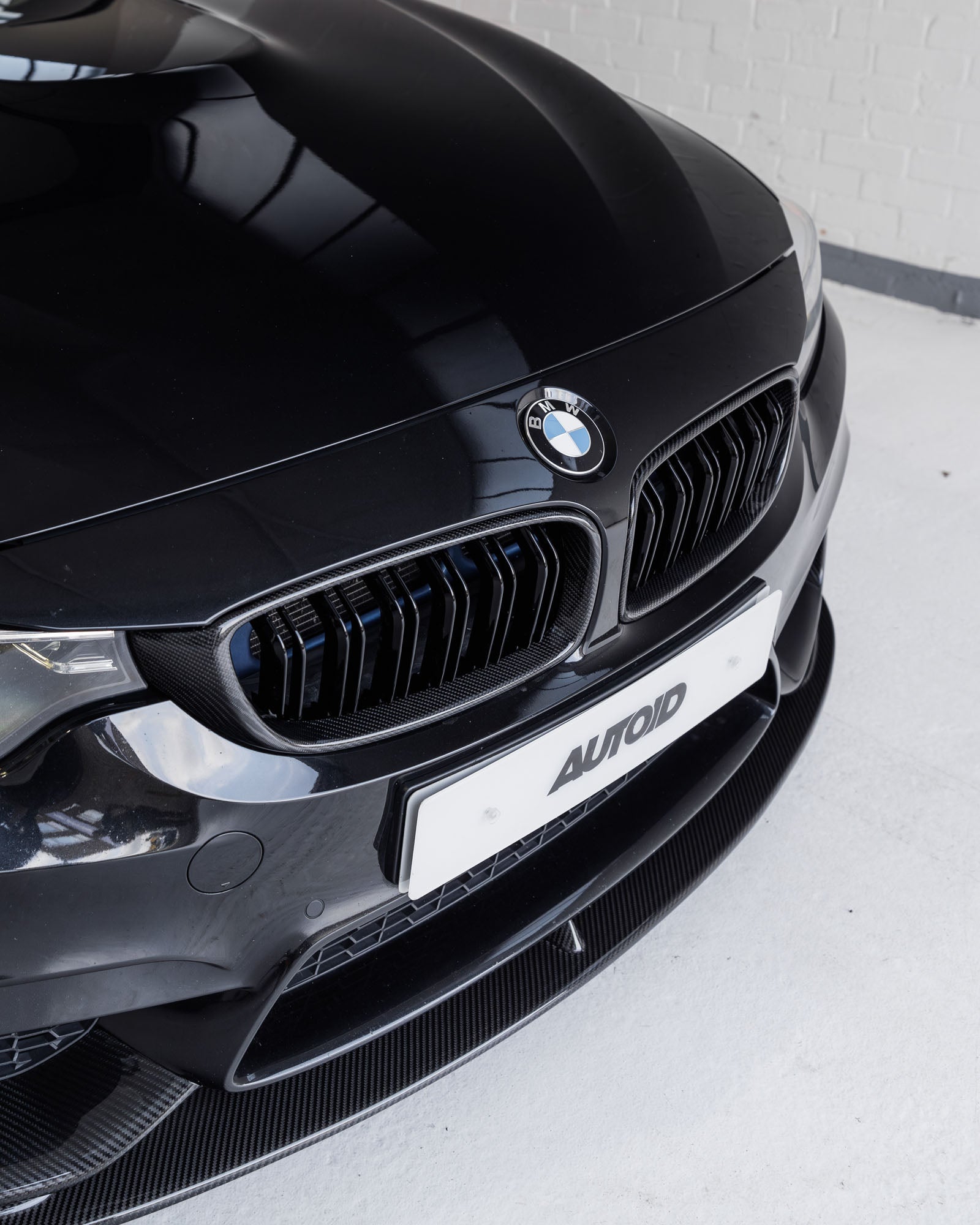 Carbon Fibre Double Slat Kidney Grilles for BMW 4 Series, M3 & M4 (2014 - 2020, F32 F33 F80 F82 F83) - AUTOID - Front Grille - Essentials