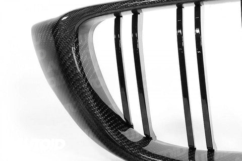 Carbon Fibre Double Slat Kidney Grilles for BMW 4 Series, M3 & M4 by FORM (2014-2020, F32 F33 F80 F82 F83) - AUTOID® - Front Grille - FORM Industries