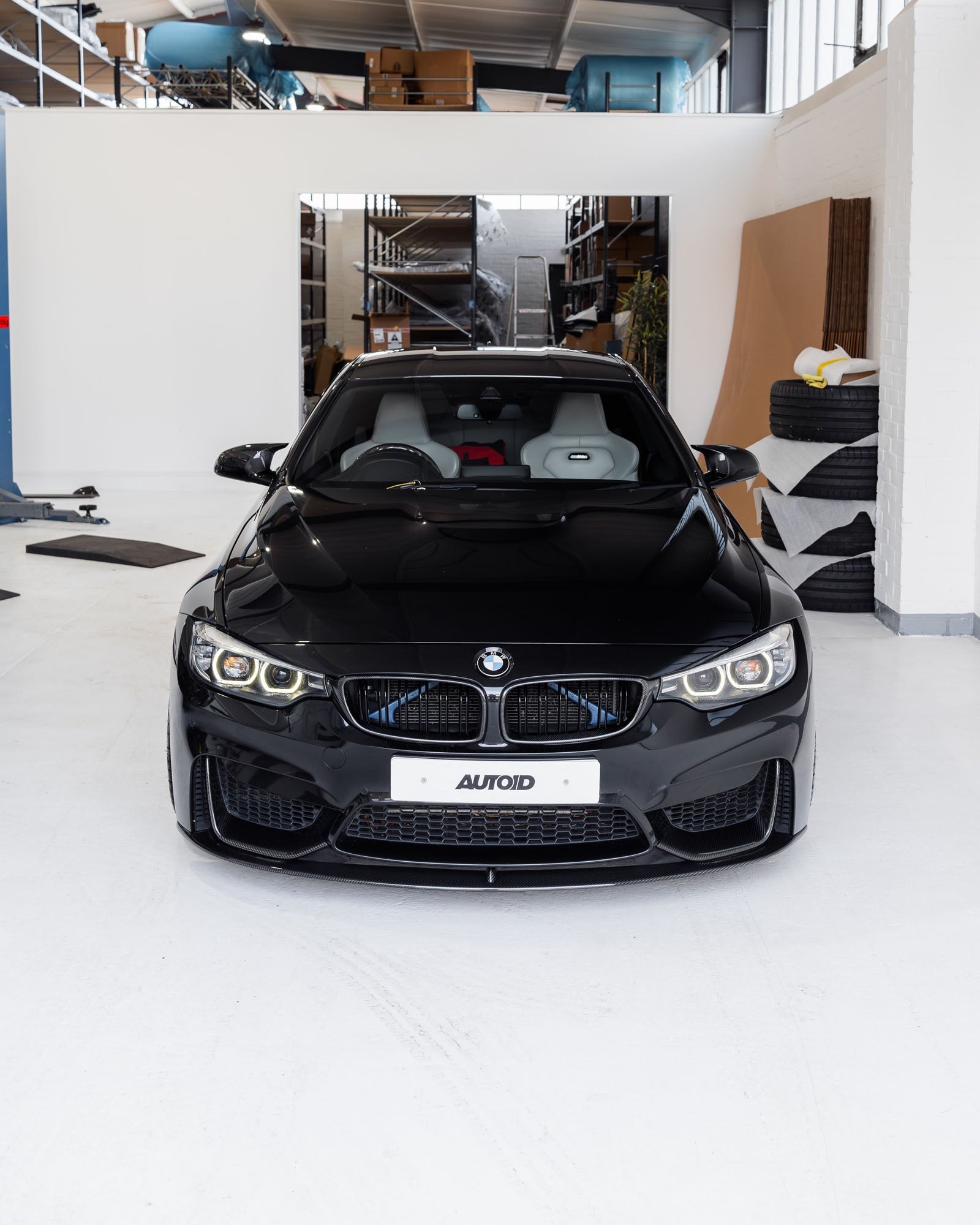 Carbon Fibre Double Slat Kidney Grilles for BMW 4 Series, M3 & M4 by FORM (2014-2020, F32 F33 F80 F82 F83) - AUTOID® - Front Grille - FORM Industries