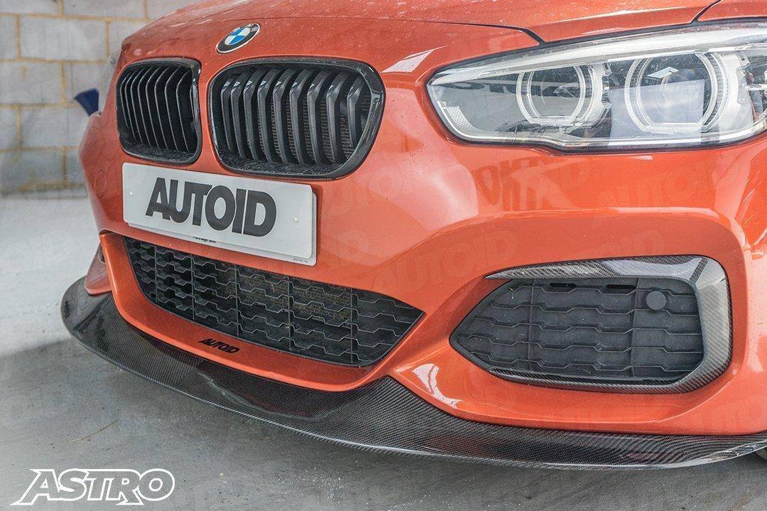 Carbon Fibre GTS Front Splitter for BMW 1 Series, M135i & M140i LCI (2015 - 2019, F20 F21) - AUTOID - Front Lips & Splitters - Essentials