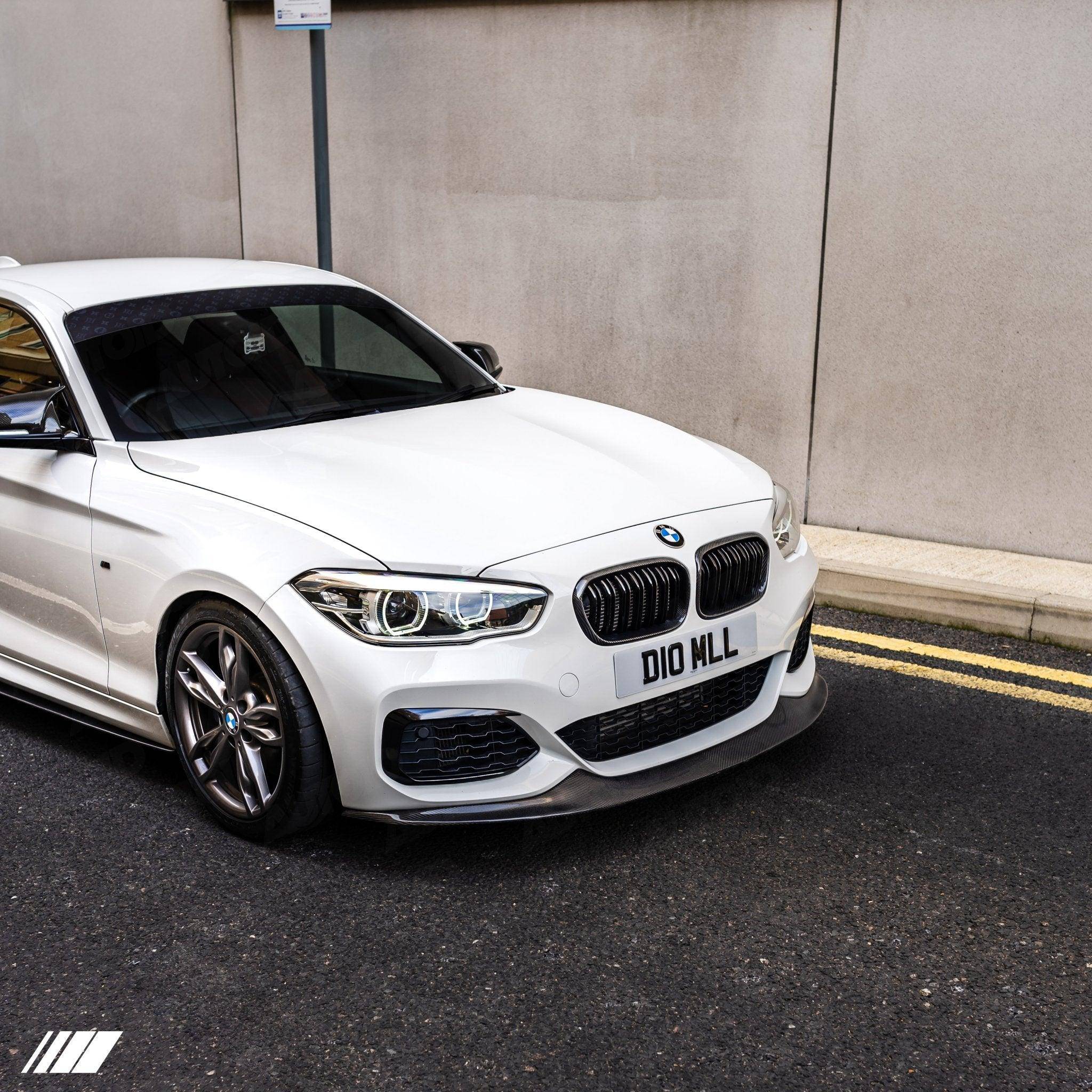 Carbon Fibre GTS Front Splitter for BMW 1 Series, M135i & M140i LCI (2015 - 2019, F20 F21) - AUTOID - Front Lips & Splitters - Essentials