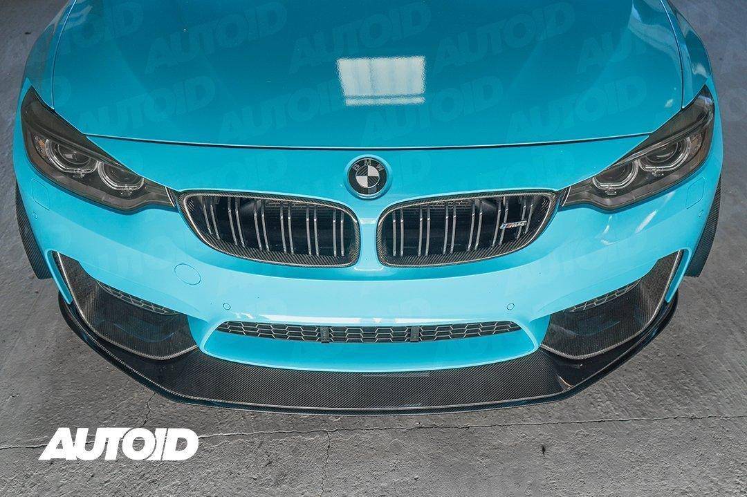 Carbon Fibre GTS Front Splitter for BMW M3 & M4 (2014 - 2019, F80 F82) - AUTOID - Front Lips & Splitters - Essentials