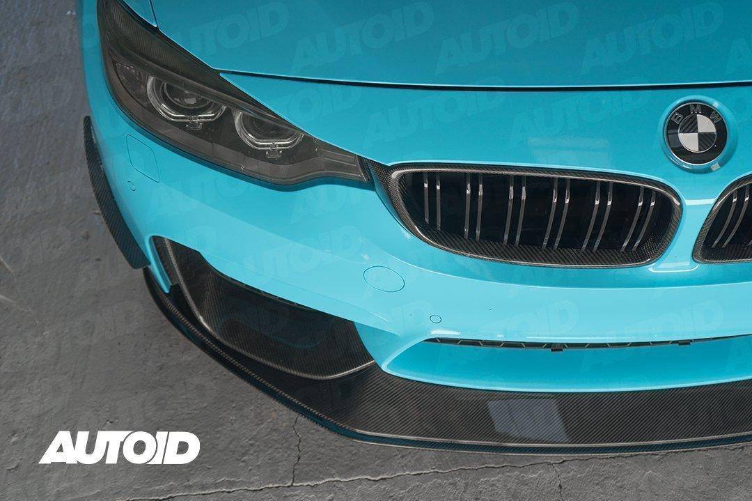 Carbon Fibre GTS Front Splitter for BMW M3 & M4 (2014 - 2019, F80 F82) - AUTOID - Front Lips & Splitters - Essentials