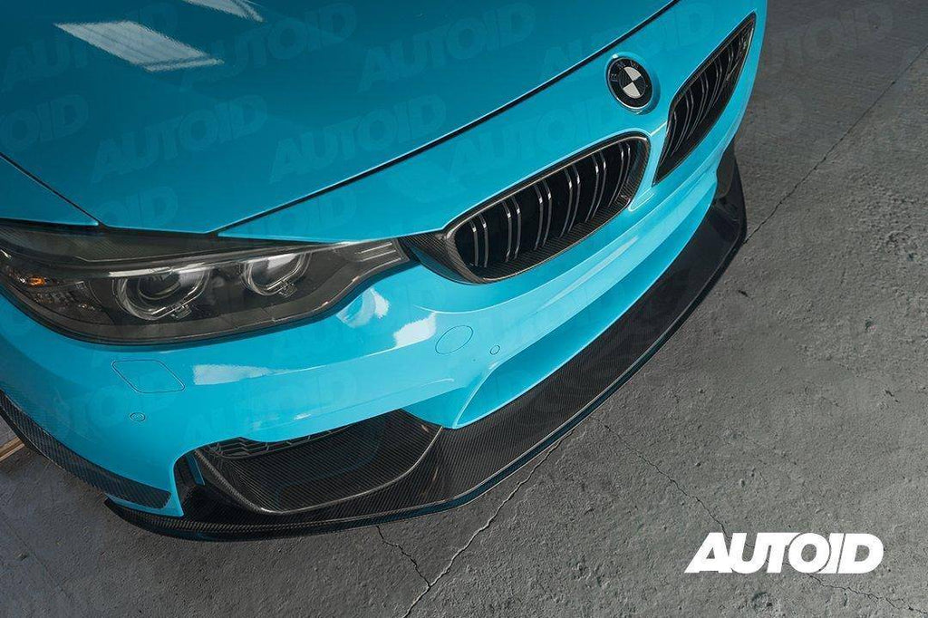 Carbon Fibre GTS Front Splitter for BMW M3 & M4 by FORM (2014-2019, F80 F82) - AUTOID® - Front Lips & Splitters - FORM Industries