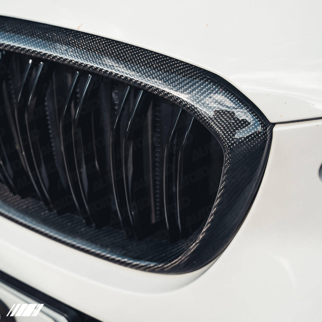 Carbon Fibre Kidney Grilles for BMW X3, X3M, X4 & X4M (2019+, G01 G02 F97 F98) - AUTOID - Front Grille - Essentials
