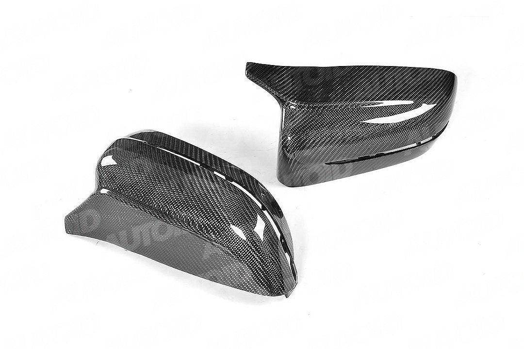 Carbon Fibre M Style Wing Mirror Covers for BMW 5, 6 and 7 Series (2017+, G30 G11) - AUTOID - Mirror Covers - Essentials