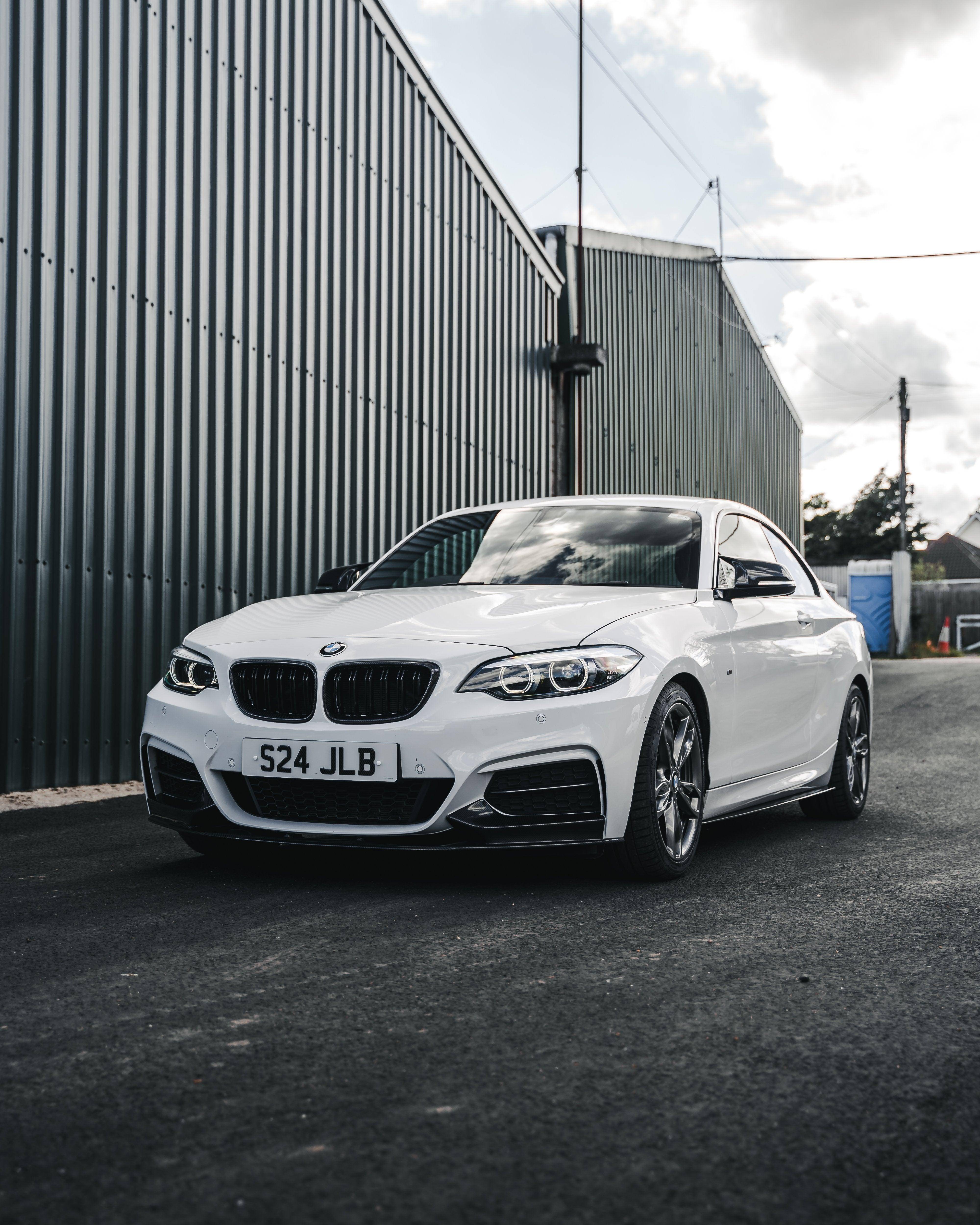 Carbon Fibre Performance Front Splitter for BMW 2 Series (2014-2020, F22 F23), Front Lips & Splitters, Essentials - AUTOID | Premium Automotive Accessories